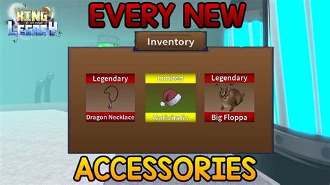 king legacy accessories|king legacy accessories drop rate.